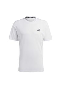 Adidas - Koszulka męska adidas Essentials Comfort. Kolor: wielokolorowy, biały, czarny. Materiał: materiał