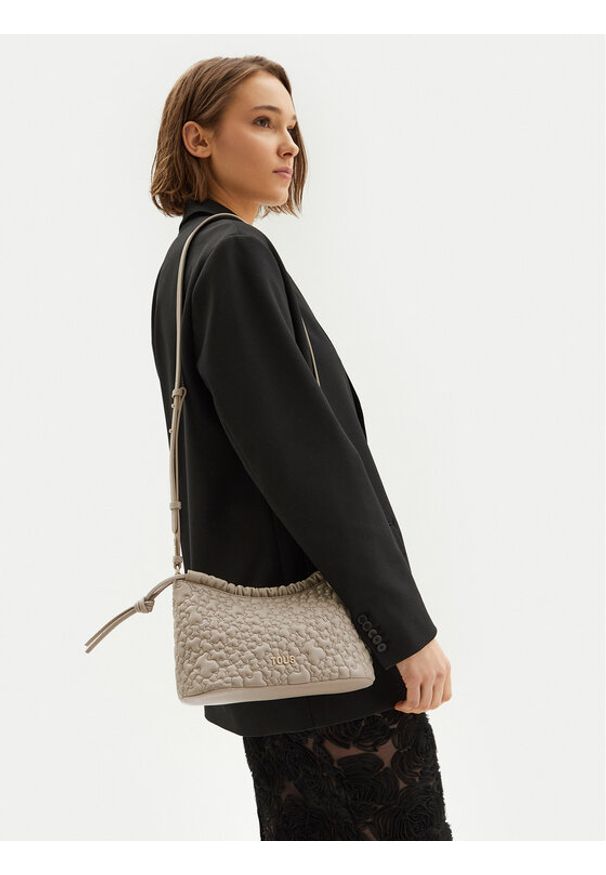 Tous - TOUS Torebka Puffy Bear 2002185343 Brązowy. Kolor: brązowy. Materiał: skórzane