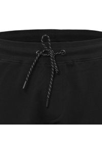 Męskie Spodnie Dresowe - Pako Jeans - Czarne. Kolor: czarny. Materiał: bawełna #2