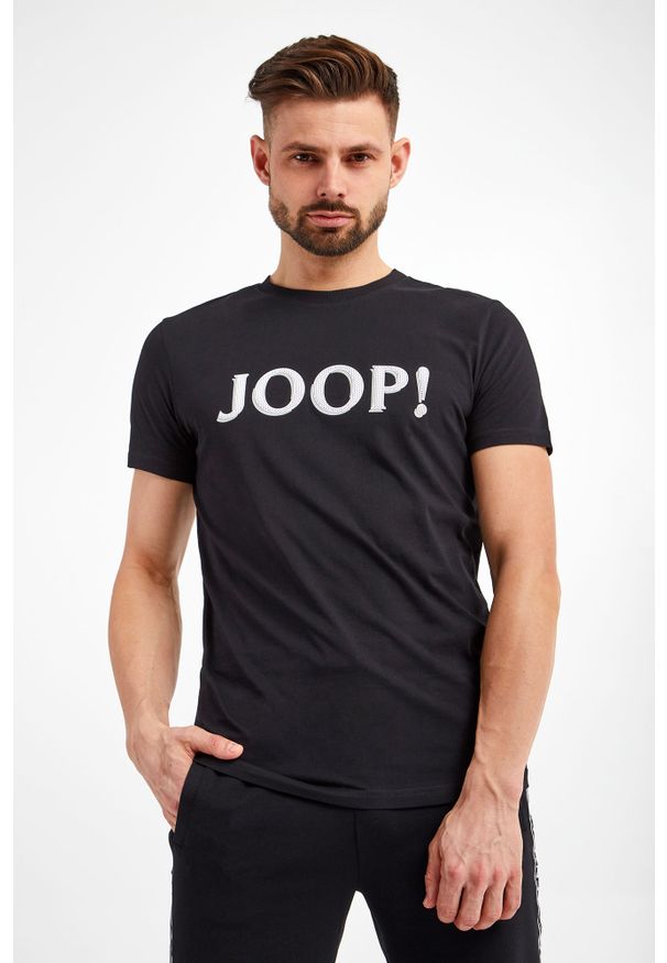 T-SHIRT JOOP!. Długość rękawa: krótki rękaw. Długość: krótkie. Wzór: nadruk, ażurowy