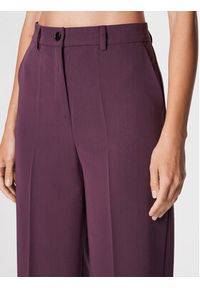 Sisley Spodnie materiałowe 4KVXLF01E Fioletowy Relaxed Fit. Kolor: fioletowy. Materiał: materiał, syntetyk #5