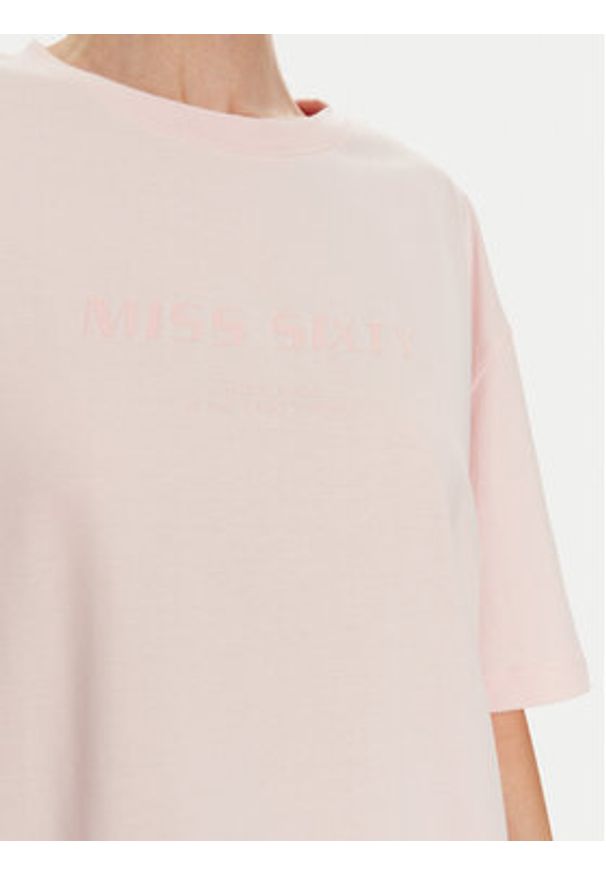 Miss Sixty T-Shirt 6L2SJ2120000 Różowy Regular Fit. Kolor: różowy. Materiał: bawełna