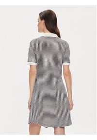 TOMMY HILFIGER - Tommy Hilfiger Sukienka letnia WW0WW41567 Granatowy Regular Fit. Kolor: niebieski. Materiał: lyocell, bawełna. Sezon: lato #2