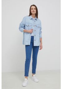 Lee jeansy SCARLETT MID LEXI damskie medium waist. Kolor: niebieski #2