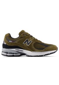 Buty unisex New Balance U2002RR – zielone. Okazja: na co dzień. Kolor: zielony. Materiał: zamsz, guma, materiał. Szerokość cholewki: normalna. Obcas: na płaskiej podeszwie. Sport: turystyka piesza #1
