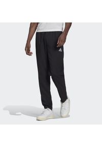 Adidas - Entrada 22 Presentation Pants. Kolor: czarny. Materiał: materiał, poliester. Sport: piłka nożna