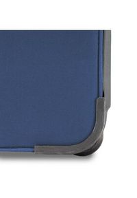 Semi Line Walizka kabinowa T5601-6 Granatowy. Kolor: niebieski. Materiał: materiał #6