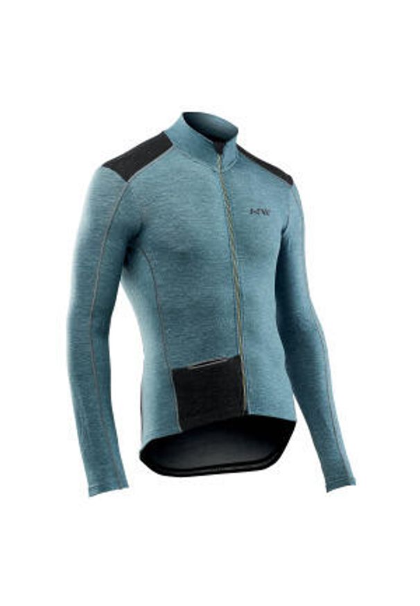 NORTHWAVE - Dżersej z długim rękawem Northwave Fahrenheit. Kolor: wielokolorowy, niebieski, szary. Materiał: jersey. Długość rękawa: długi rękaw. Długość: długie. Sport: kolarstwo