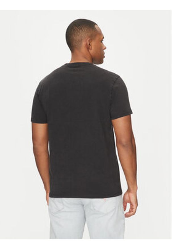 Guess T-Shirt M5GI27 KBW41 Czarny Regular Fit. Kolor: czarny. Materiał: bawełna