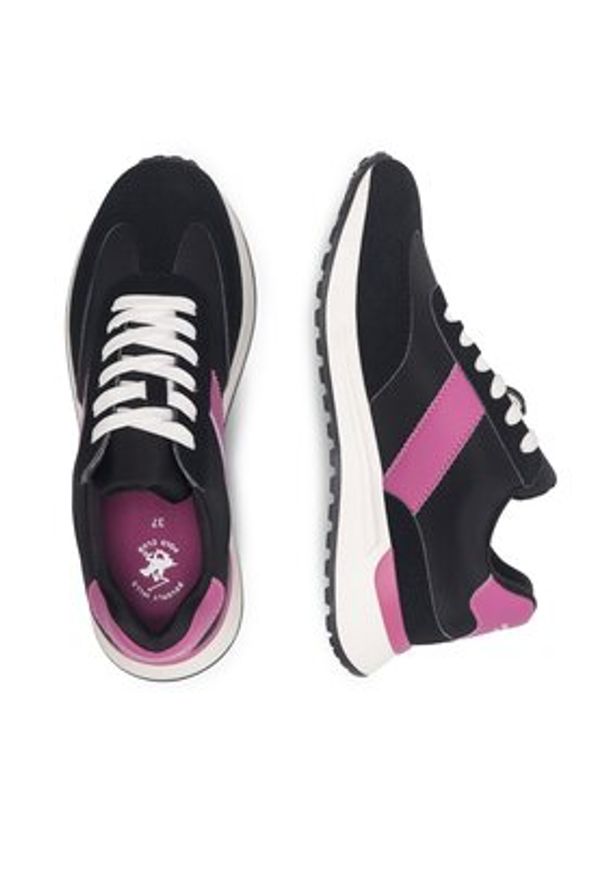 Beverly Hills Polo Club Sneakersy WS5685-08 Czarny. Kolor: czarny. Materiał: materiał