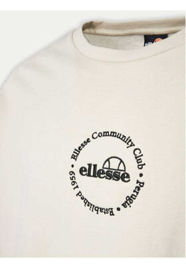 Ellesse Bluza Unisex Salzburg SHX21065 Beżowy Regular Fit. Kolor: beżowy. Materiał: bawełna