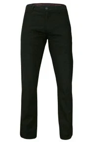 Rigon - Męskie Spodnie Bawełniane, Chinosy, Zwężane, Czarne. Kolor: czarny. Materiał: bawełna, lycra #1