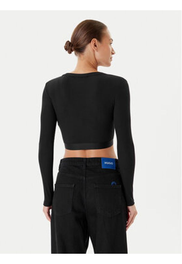 Guess Bluzka O5RP00 KCDA2 Czarny Regular Fit. Kolor: czarny