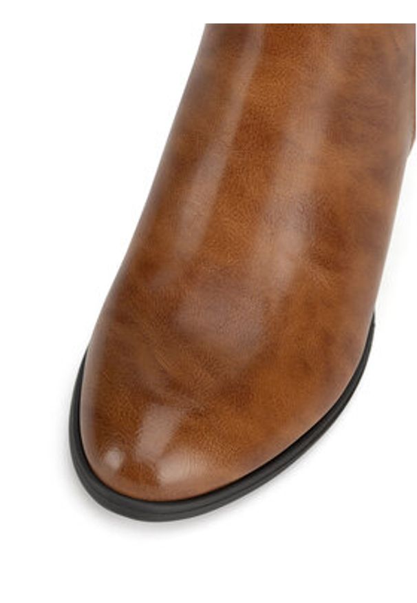 Clara Barson Botki WYL1890-42 Brązowy. Kolor: brązowy. Materiał: skóra