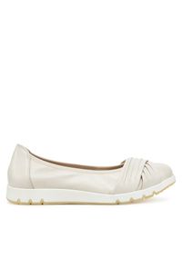 Baleriny Caprice. Kolor: kremowy #1