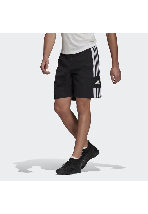 Adidas - Spodenki męskie adidas Squadra 21 Downntime Woven. Kolor: czarny, biały, wielokolorowy