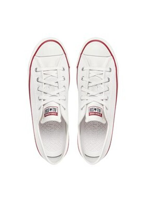 Converse Trampki Chuck Taylor All Star Dainty Ox 564981C Biały. Kolor: biały. Materiał: materiał