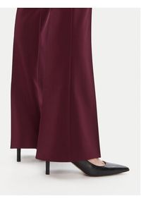 Rinascimento Spodnie materiałowe CFC0125318003 Bordowy Flare Fit. Kolor: czerwony. Materiał: syntetyk #3