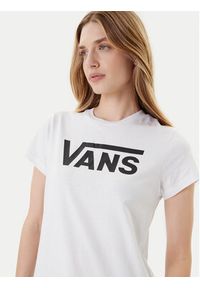 Vans T-Shirt Wm Flying V Crew Tee VN0A3UP4 Biały Regular Fit. Kolor: biały. Materiał: bawełna #3