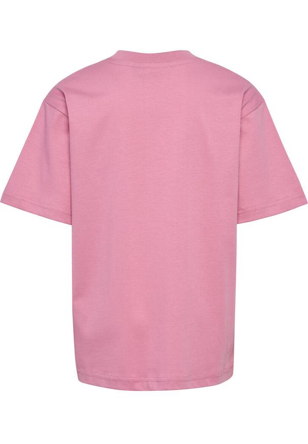 Koszulka dla dzieci Hummel Bee. Typ kołnierza: polo. Kolor: wielokolorowy, fioletowy, różowy. Styl: sportowy, młodzieżowy