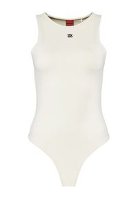 Hugo - HUGO Body Dasiel 50545196 Écru Slim Fit. Kolor: kremowy. Materiał: syntetyk #2