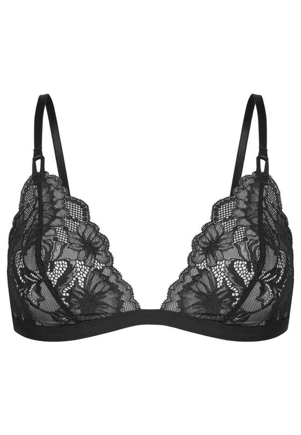 Hunkemöller Biustonosz braletka Stormi 300739 Czarny. Kolor: czarny. Materiał: syntetyk