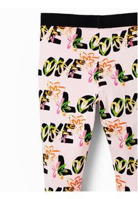 Desigual Legginsy 23SGKK03 Różowy Slim Fit. Kolor: różowy #6