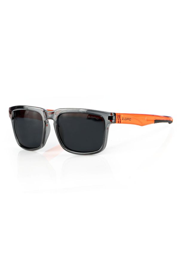 OPC - Okulary przeciwsłoneczne unisex Lifestyle California + Etui. Kolor: pomarańczowy, czarny, wielokolorowy