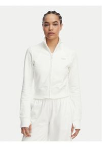 Tommy Jeans Bluza Metallic Logo DW0DW22580 Biały Slim Fit. Kolor: biały. Materiał: bawełna #1