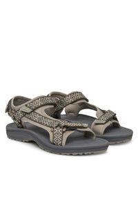 Jack Wolfskin Sandały Wave Breaker 4050291 Brązowy. Kolor: brązowy. Materiał: materiał