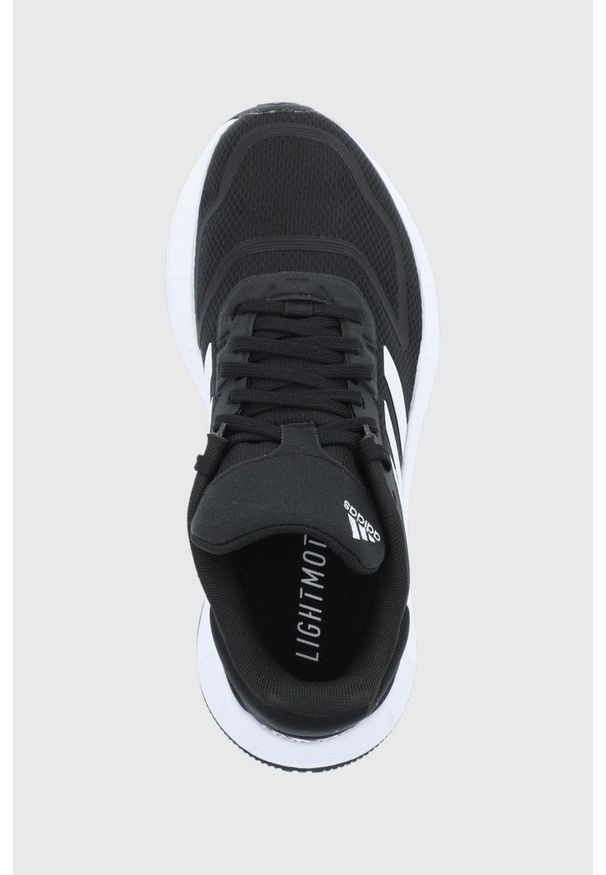 Adidas - adidas Buty Duramo 10 kolor czarny. Zapięcie: sznurówki. Kolor: czarny. Materiał: guma