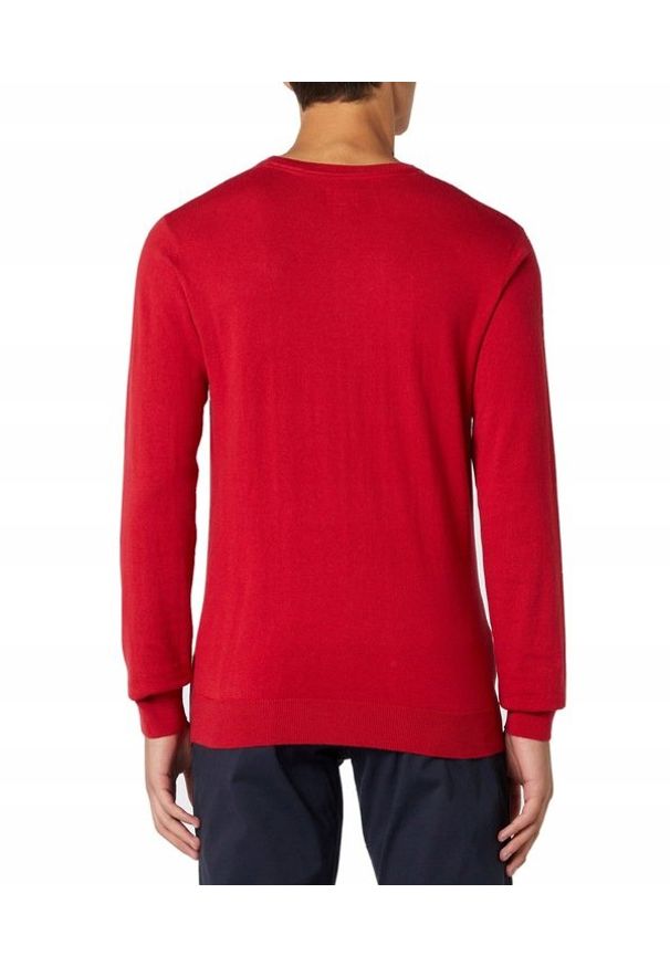 Wrangler - WRANGLER CREW KNIT MĘSKI SWETER RED W8A0PDX47 112132358