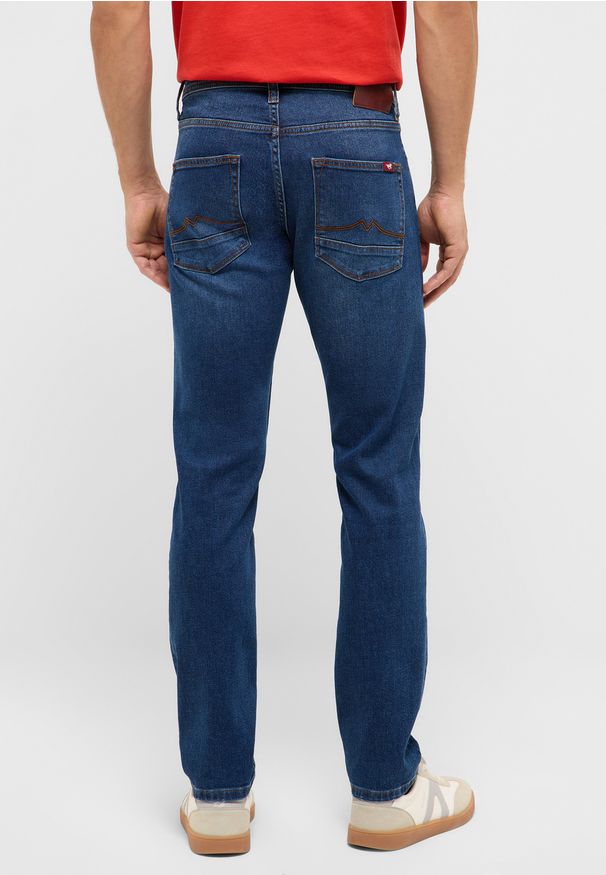 Męskie Spodnie Jeansowe Mustang Style Vegas Slim Denim Blue 1017422 5000 883