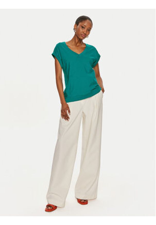 United Colors of Benetton - United Colors Of Benetton Bluzka 3BVXD401B Zielony Regular Fit. Kolor: zielony. Materiał: bawełna