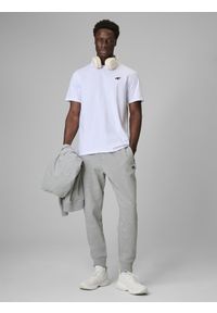 4f - 4F T-shirt regular gładki męski (3-pack) - biały L. Okazja: na co dzień. Kolor: biały. Materiał: bawełna, jeans, materiał. Wzór: gładki. Styl: casual, klasyczny #2