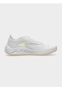 4f - Buty sportowe GECKO LITE X z przewiewną cholewką damskie. Kolor: biały. Materiał: mikrofibra, guma, elastan, materiał. Szerokość cholewki: normalna. Sport: fitness #2