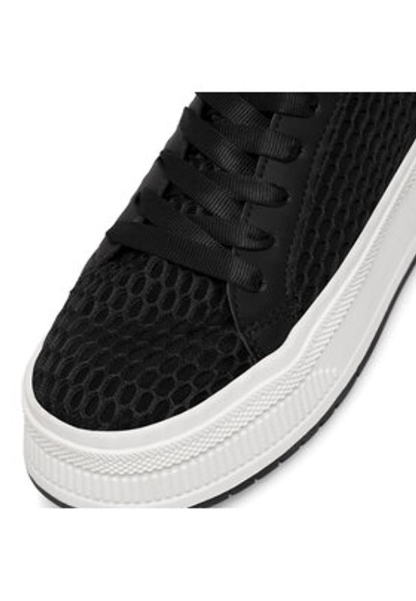 DeeZee Sneakersy WS1004-04 Czarny. Kolor: czarny. Materiał: materiał
