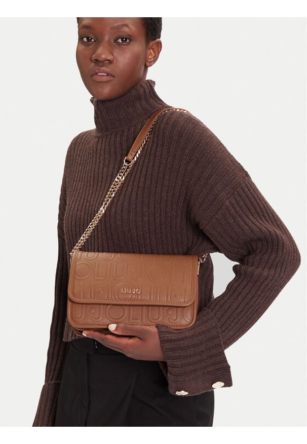 Liu Jo Torebka Esc Crossbody AF5158 E0538 Brązowy. Kolor: brązowy