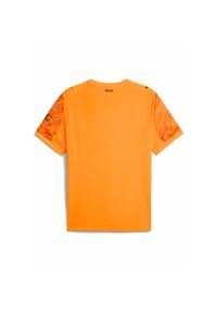 Puma - Męska koszulka bramkarska AC Milan 25/26 PUMA Heat Fire Black Orange. Kolor: żółty, wielokolorowy, pomarańczowy, czarny. Materiał: tkanina