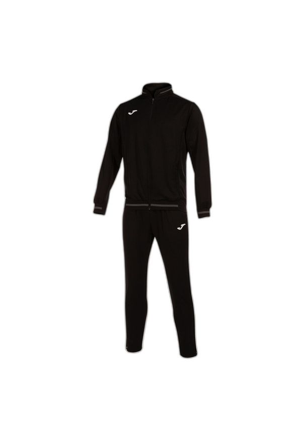 Dres Joma Montreal. Kolor: czarny, brązowy, wielokolorowy, szary. Materiał: dresówka. Sport: tenis, fitness