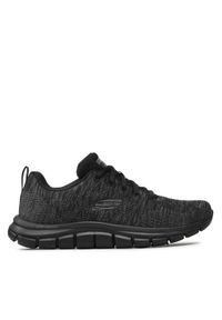 skechers - Skechers Sneakersy Front Runner 232298/BBK Czarny. Kolor: czarny. Materiał: materiał