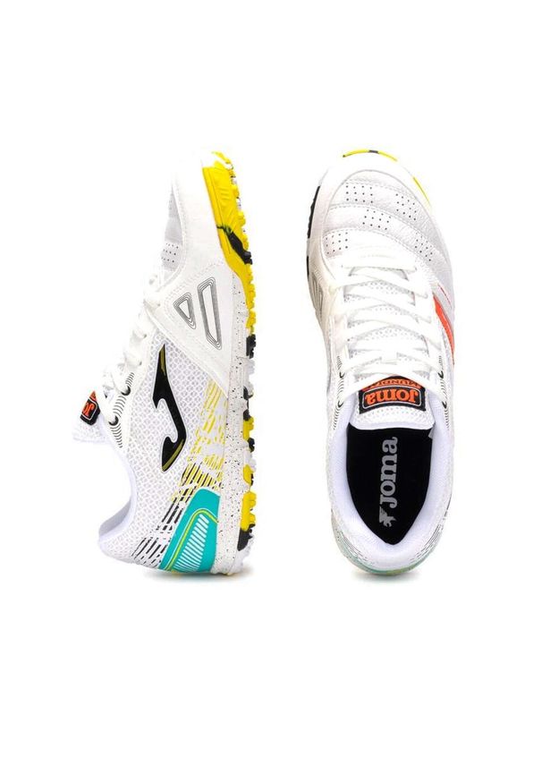 Joma - Buty piłkarskie Mundial 25 Turf Rozmiar 40 - MUNS2502TF Biały. Kolor: biały. Materiał: syntetyk. Sport: piłka nożna