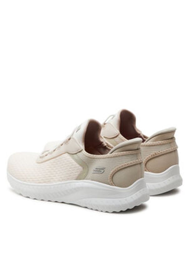 skechers - Skechers Sneakersy Bobs Squad Chaos-In Color 117504/OFWT Biały. Kolor: biały. Materiał: mesh