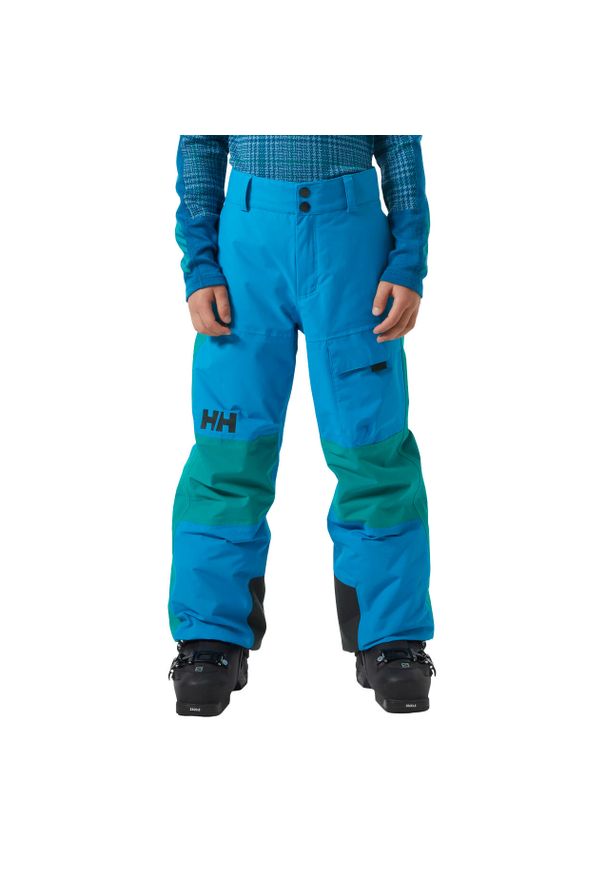 Dziecięce spodnie narciarskie Helly Hansen Powder LT. Kolor: niebieski. Sezon: zima. Sport: narciarstwo