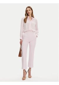 Elisabetta Franchi Spodnie materiałowe PA-089-51E2-V290 Różowy Regular Fit. Kolor: różowy. Materiał: syntetyk #5