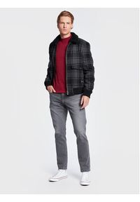 Wrangler Sweter W8D12PXRO 112321350 Bordowy Regular Fit. Kolor: czerwony. Materiał: bawełna #5