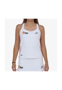 Damski tank top Bullpadel Exima. Kolor: biały #1
