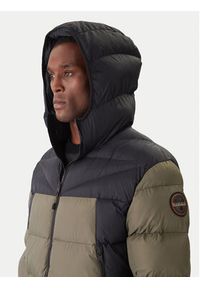 Napapijri Kurtka zimowa A-Molveno NP0A88V2 Zielony Regular Fit. Kolor: zielony. Materiał: syntetyk. Sezon: zima #4