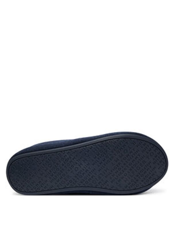 TOMMY HILFIGER - Tommy Hilfiger Kapcie Felt House FM0FM05614 Granatowy. Kolor: niebieski. Materiał: materiał