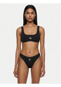 Calvin Klein Swimwear Góra od bikini LV00Q61100 Czarny. Kolor: czarny. Materiał: syntetyk #4